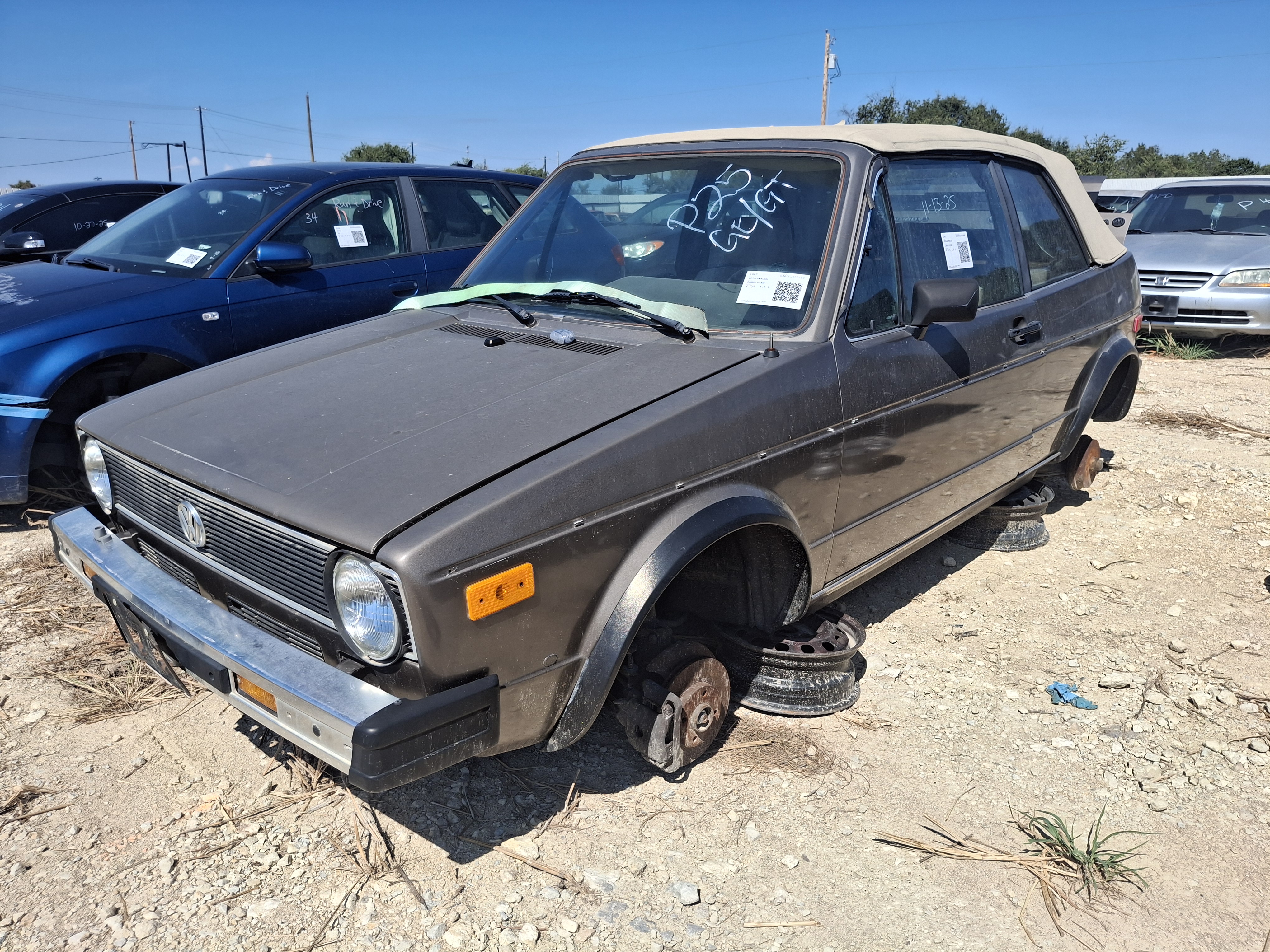 1987 VOLKSWAGEN Cabriolet