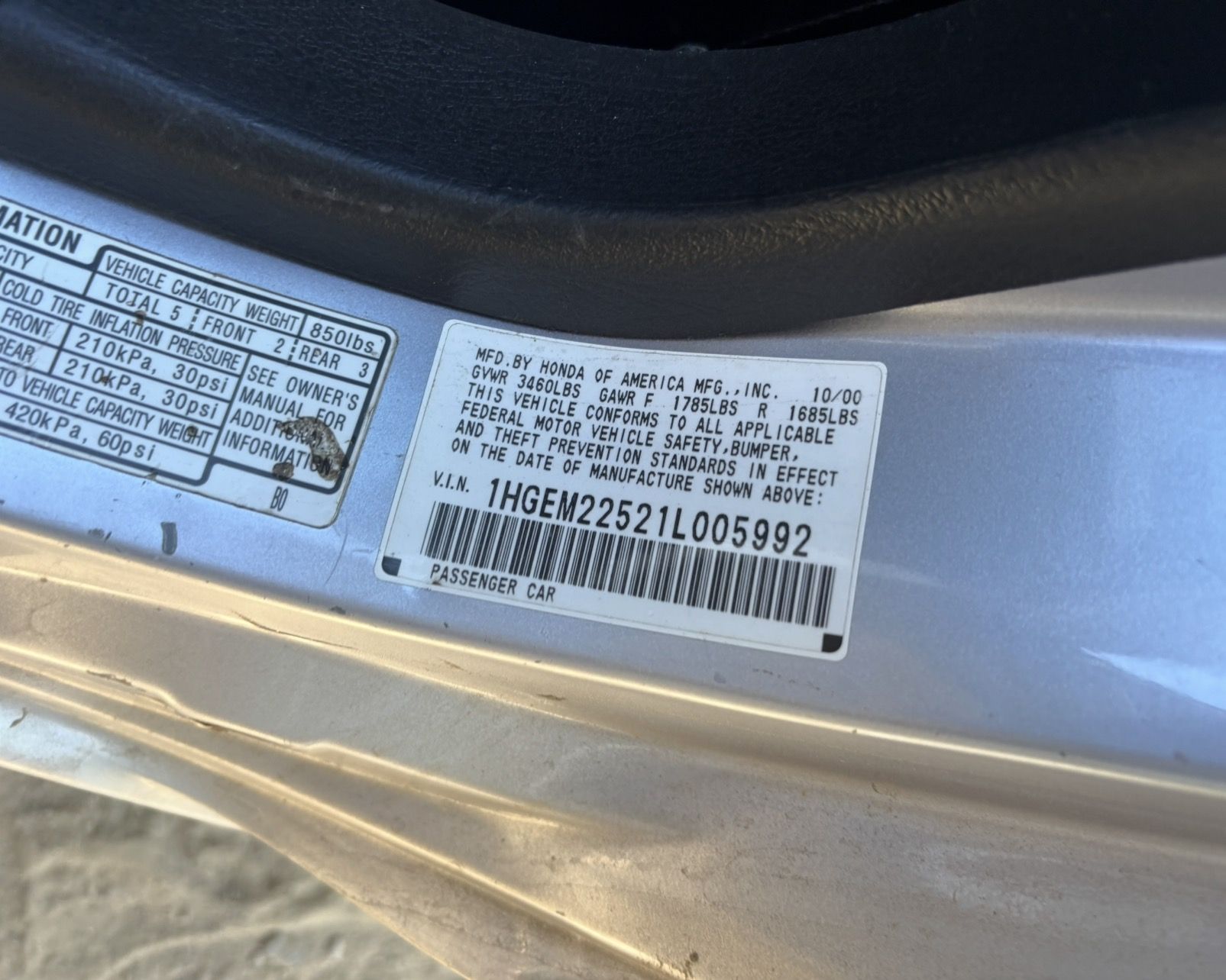 2001 HONDA Civic